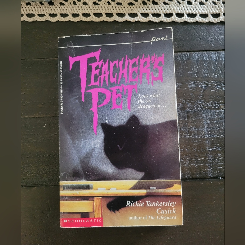 Vintage Point Horror YA Teachers Pet Novel By Richie Tankersley Cusick